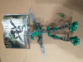 LEGO 8589 Bionicle Rahkshi LERAHK 100% Complete w/ KRAATA, Canister, Instruction