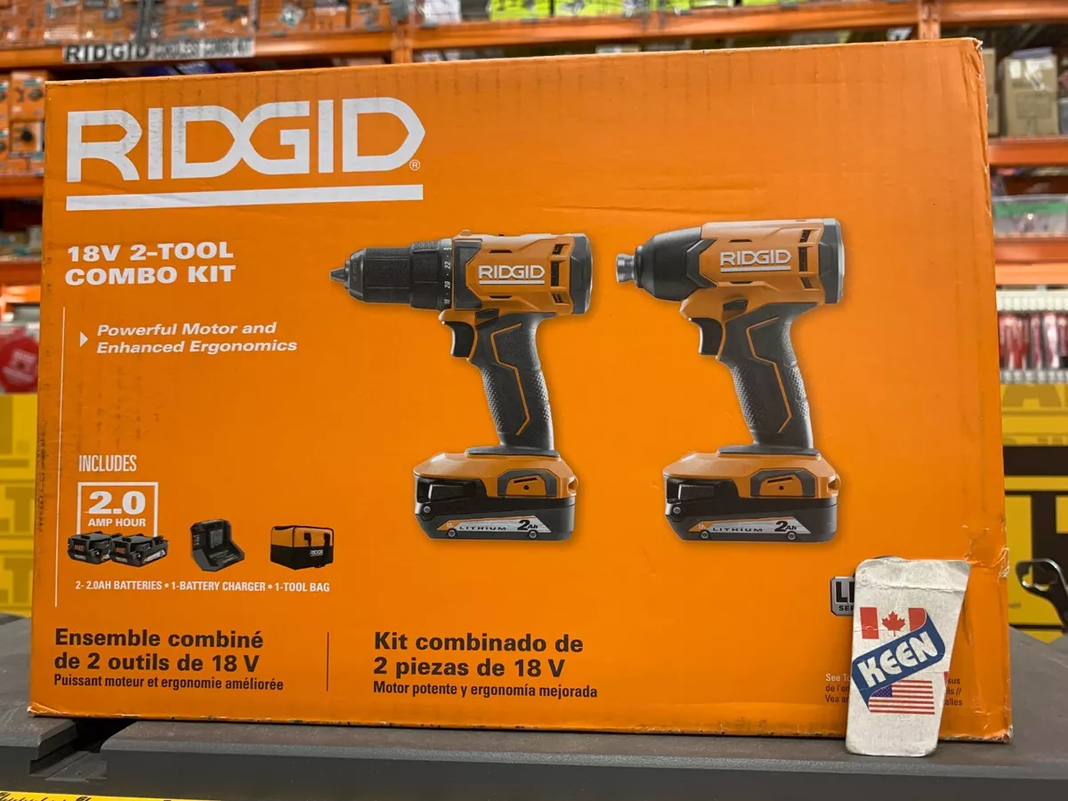 Ridgid drill and impact driver outlet