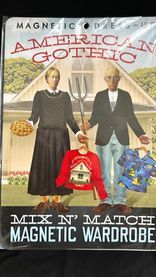 LOT (2) American Gothic Mix & Match Magnetic Wardrobe Kit ~ Super Holiday Gifts!