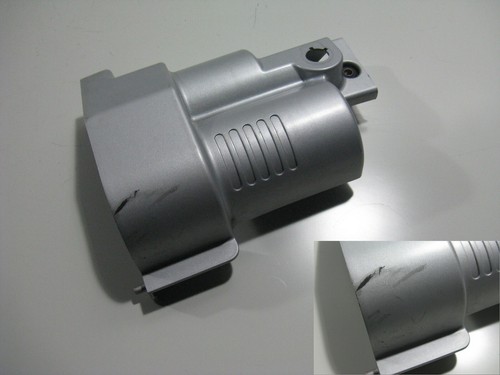 Anlasser-Abdeckung silbern Cover Deckel BMW R 1150 R, R21, 01-06