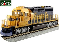 Kato 37-6617ls Ho Scale Emd Sd40-2 Mid At&sf 5088 Locomotive W/ Loksound Dcc on sale Kato 37-6617ls Ho Scale Emd Sd40-2 Mid At&sf 5088 Locomotive W/ Loksound Dcc on sale