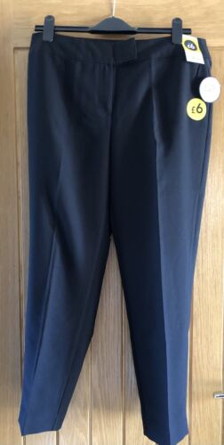 George – Damenhose spitz zulaufend schwarz Arbeitskleidung – Größe 14 (kurz) – neu mit Etikett