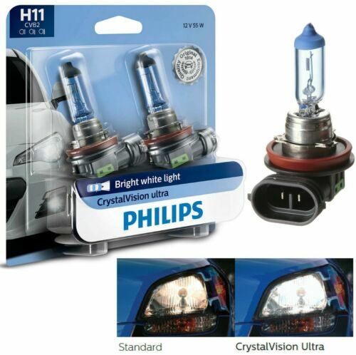 INION® Halogen Nebelscheinwerfer Lampen H11 55W - Xenon Weiß & STVZO Zugelassen | 2er Set