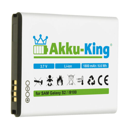 Akku-King Akku Samsung Galaxy S2 GT-i9100 S II Plus GT-i9105 EB-F1A2GBU Batterie - Bild 1 von 4