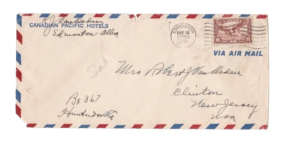 Mecánico Historia Postal estampillas de Canadá