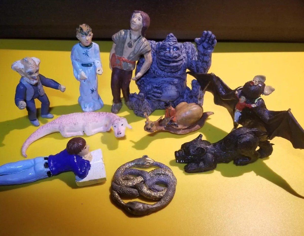 The Never Ending Story 1980s Figure 10 Doll Set Lot Vintage