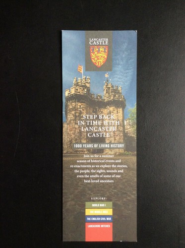 LANCASTER CASTLE 1000 years of living history- promo leaflet (uj) - 第 1/1 張圖片