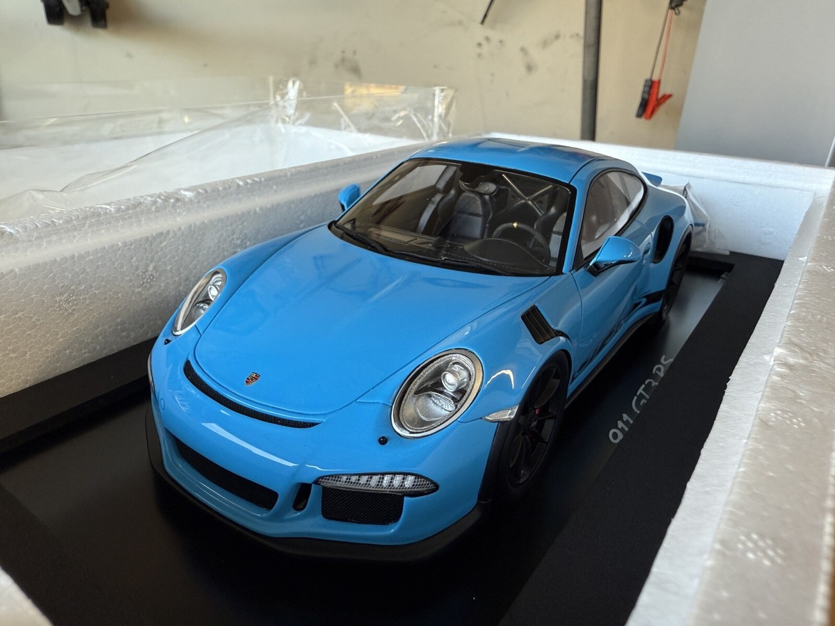 874/911 NEW GENUINE 1:18 991 Porsche 911 GT3 RS Riviera Blue
