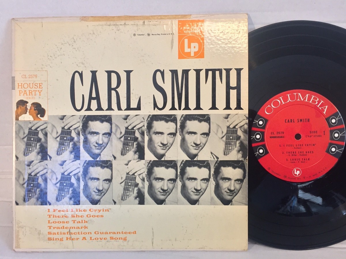 Carl Smith Self Titled VG+ RARE 10” COLUMBIA 2579 6-EYE