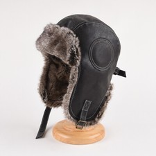 Ushanka Russo Cossack Cappello Cacciatore Aviator Similpelle Pelliccia Invernale