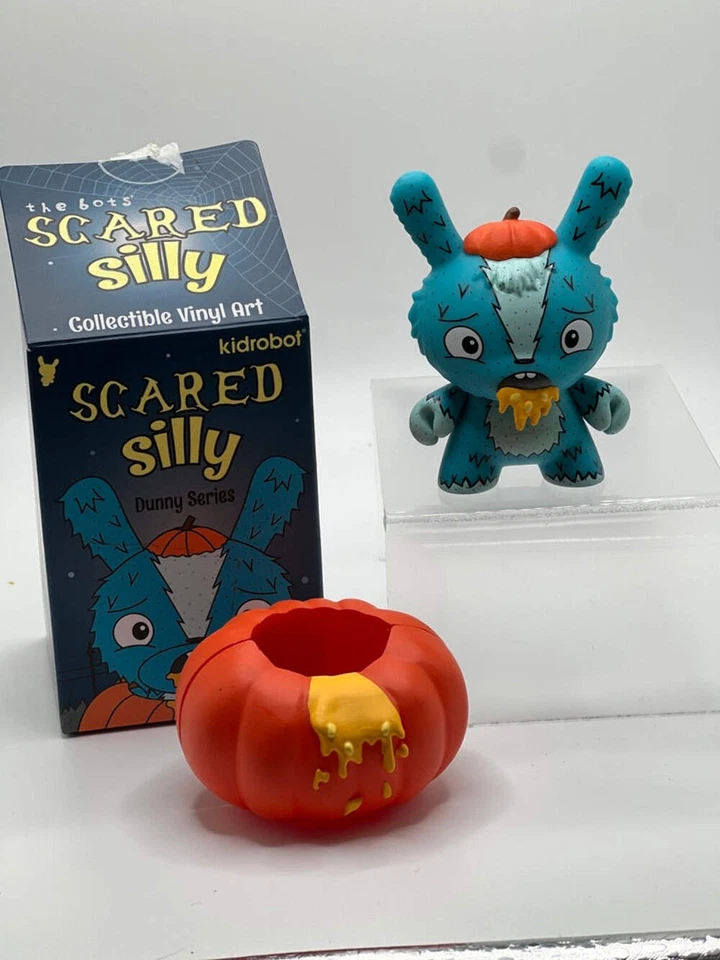 Kidrobot Scared Silly Dunny Series - Pumpkin Puker (2/24) - Image 3 of 3