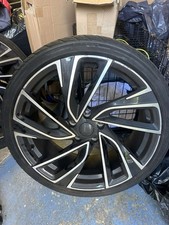 x4 19” Vw Golf R Adelaide Style Alloy Wheels Golf GTD GTI Caddy Passat & TYRES