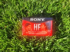 Zestaw 2 pustych taśm kasetowych Sony HF 90 minut High Fidelity - Nowe - Typ I