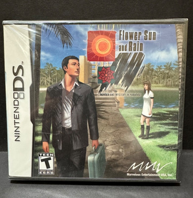 2009 Flowers, Sun, and Rain Nintendo DS NTSC USA Factory Sealed Rare Suda51