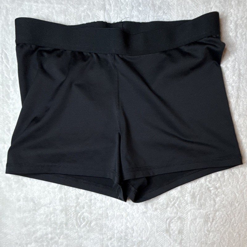 SO Women’s Biker Shorts S Black Mid Rise Stretch Pull On Gym Training