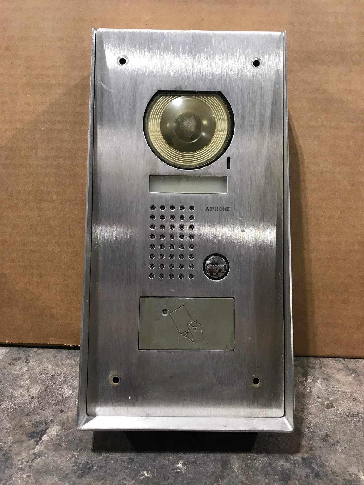 Aiphone JF-DVF-HID Video Door Station w/ HID ProxPoint Plus Reader + SBX-DVF-P