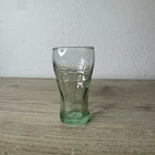 LIBBEY COKE Coca-Cola Mini Green Shot Glass 2.25oz / 3 Inch Single Glass Vintage