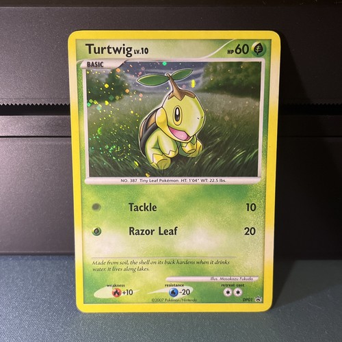 Turtwig Diamond and Pearl Promos DP01 BSP Promo Holo LP Swirl 🌀