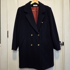 VTG Forecaster Boston Navy Wool Peacoat Classic Preppy USA Made 9/10 City Money