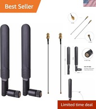2 x 8dBi Dual Band WiFi Antennas - Perfect for Mini PCIe Cards & Drones