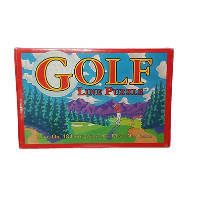 GOLF LINE PUZZLE - This 18 Hole Course You Might Not Finish - Binary Arts 1994