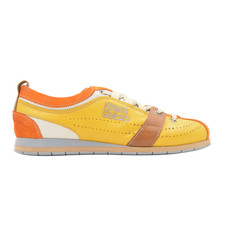 Kamo-Gutsu Damen Sneaker - Arancio + Tuorlo - Tifa 002 Lederschuhe Made in Italy