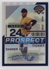2024 Panini Prospect Edition Purple Prizm Signatures 1/125 Tanner Hall Auto 1h1