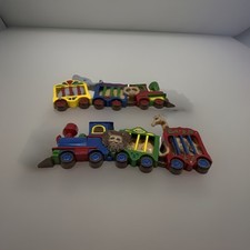 Burwood Products Circus Train Wall Hanging Number 3109 Measuring 10 Inches Each