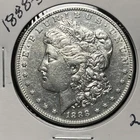 1888-S MORGAN SILVER DOLLAR,  AU DETAILS