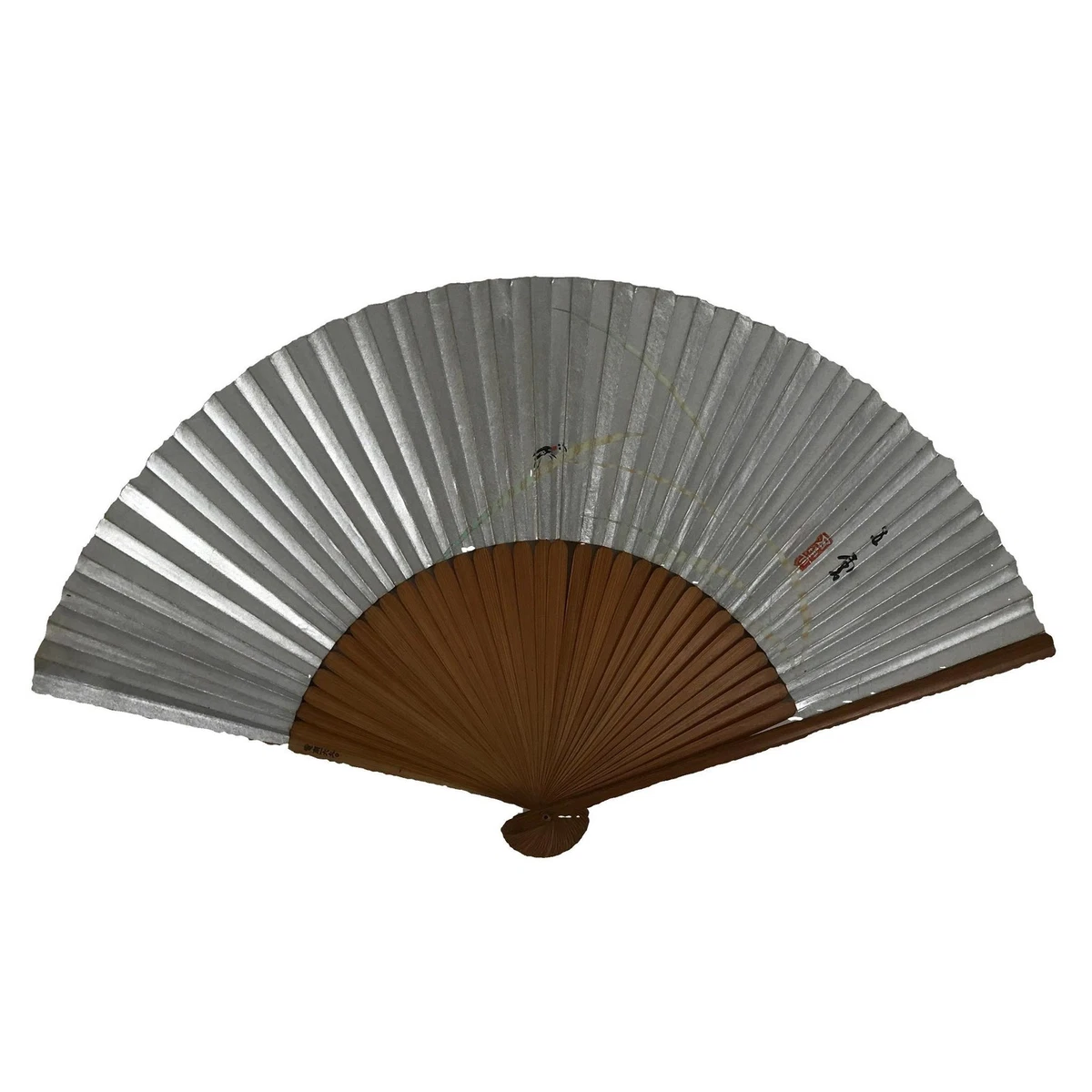 纸张银色古董日本球迷| eBay