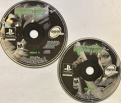 Syphon Filter 2 (PlayStation 1, 2000) - Complete With Manual