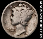 1925-S Mercury Dime- Silver- Scarce Better Date No Reserve #J4116