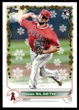 2022 Topps Holiday Chase Silseth Rookie Los Angeles Angels #HW148