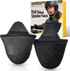 Moman HEB Half Helmet Speaker Pockets Ear Protection Pads for Motorcycle Helmet