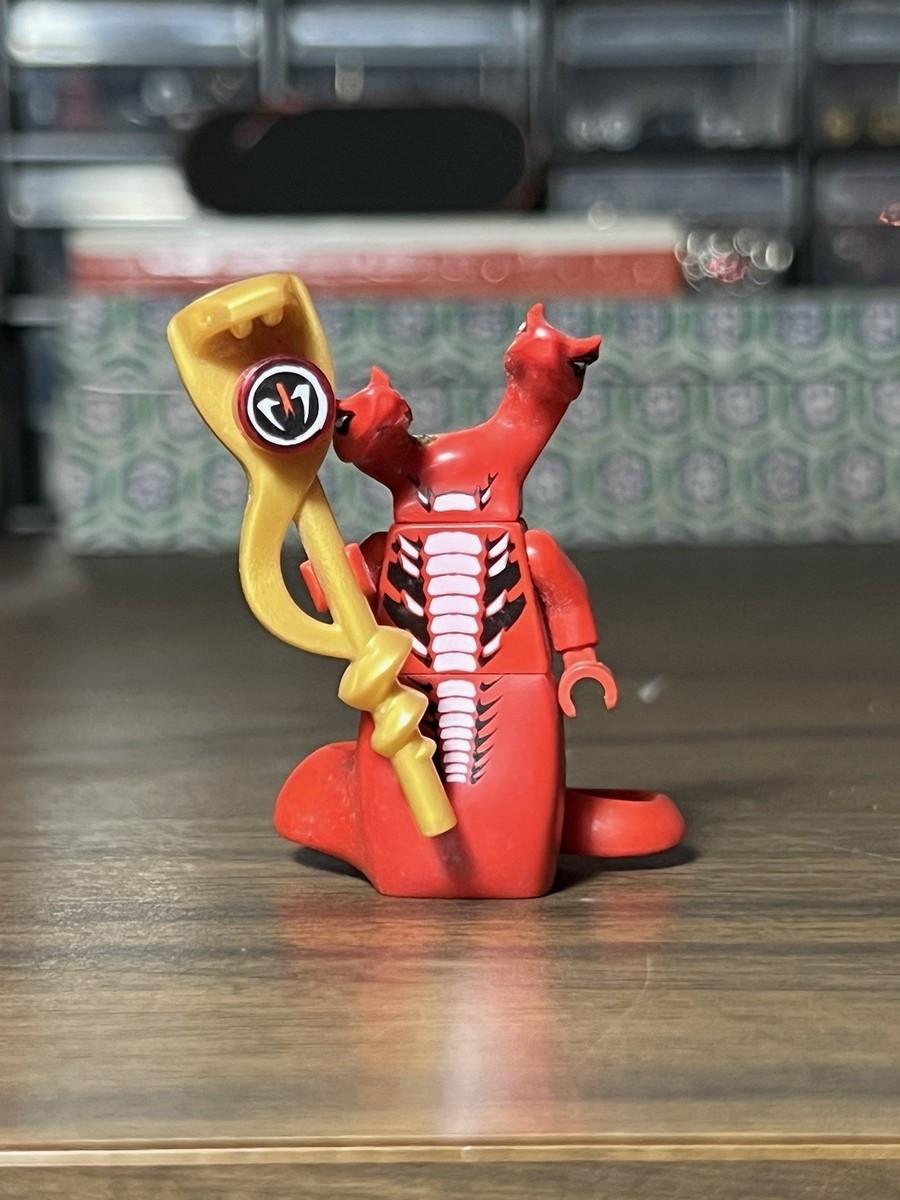 snakeです LEGO Ninjago Fangtom Minifigure Red 2 Headed Snake NJO049 9445