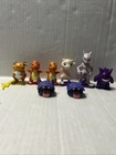 1999 Pokémon Burger King Figures Lot Of 8 Mew Mewtwo Gengar Charmander
