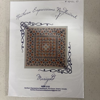 Northern Expressions Needlework MARIGOLD Cross Stitch Pattern 