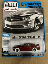 *NEW* Auto World Modern Muscle Chevrolet Camaro🔥 ULTRA RED CHASE