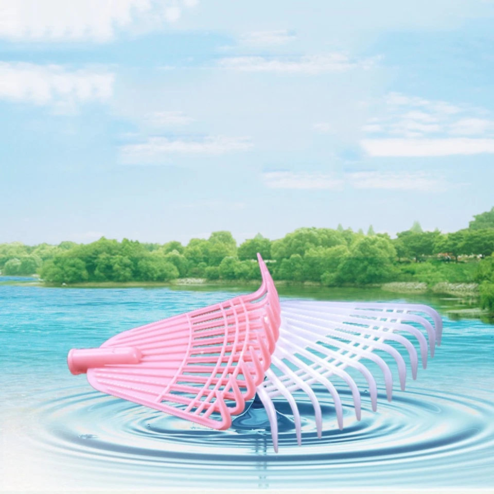 Blattrechen Stahlrechen Kunststoffrechen Zubehör Gartenreinigungswerkzeuge ohne - Bild 3 von 4