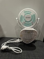 Portable Desktop Office Small Fan — USB Plug-In Use | White Portable Fan