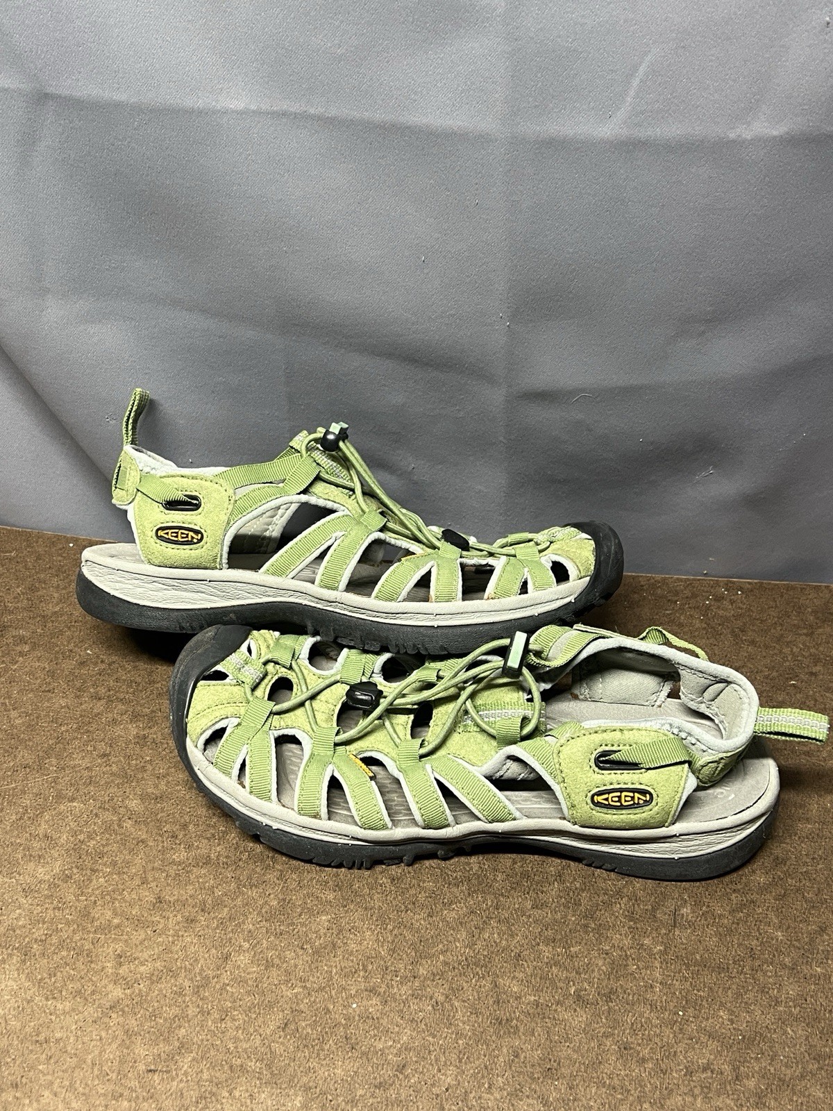 Keen Scarpa Donna Impermeabile Sussurro Grigio Trail Escursionismo Sport Sandalo Tg 9?