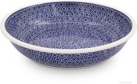 Bunzlauer Keramik Obstschale, Ø33,2Cm, H=7,6Cm, Dekor 120