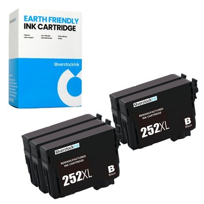 5-Pack Compatible OSI T252XL120 Black Ink for Epson Workforce WF-7710 WF-7710DWF