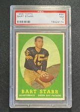Bart Starr Football Cards, Rookie Card and Autograph Memorabilia Guide 13