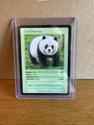 Life TCG Giant Panda Rare #118/100 - population 2,000