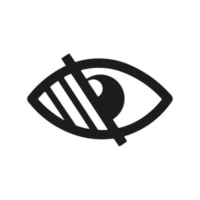 Blind Low Vision icon symbol Vinyl Decal sticker car laptop vinyl sticker