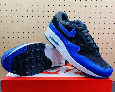 NEW Nike Air Max 1 Essential Black/Hyper Royal FZ5808-010 Mens Sz 12