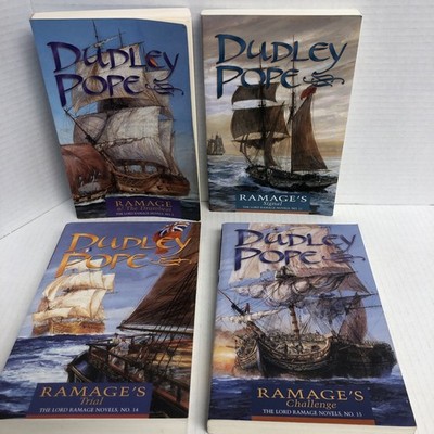 Dudley Pope The Lord Ramage Novels 2, 11, 14, & 15 - Ramage And The Drumbeat Etc