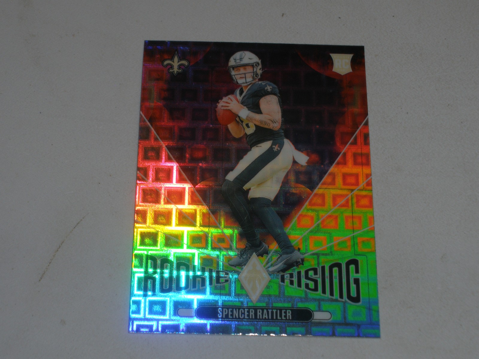 2024 Panini Phoenix Rookie Rising Pandora Prizm #SRR Spencer Rattler RC