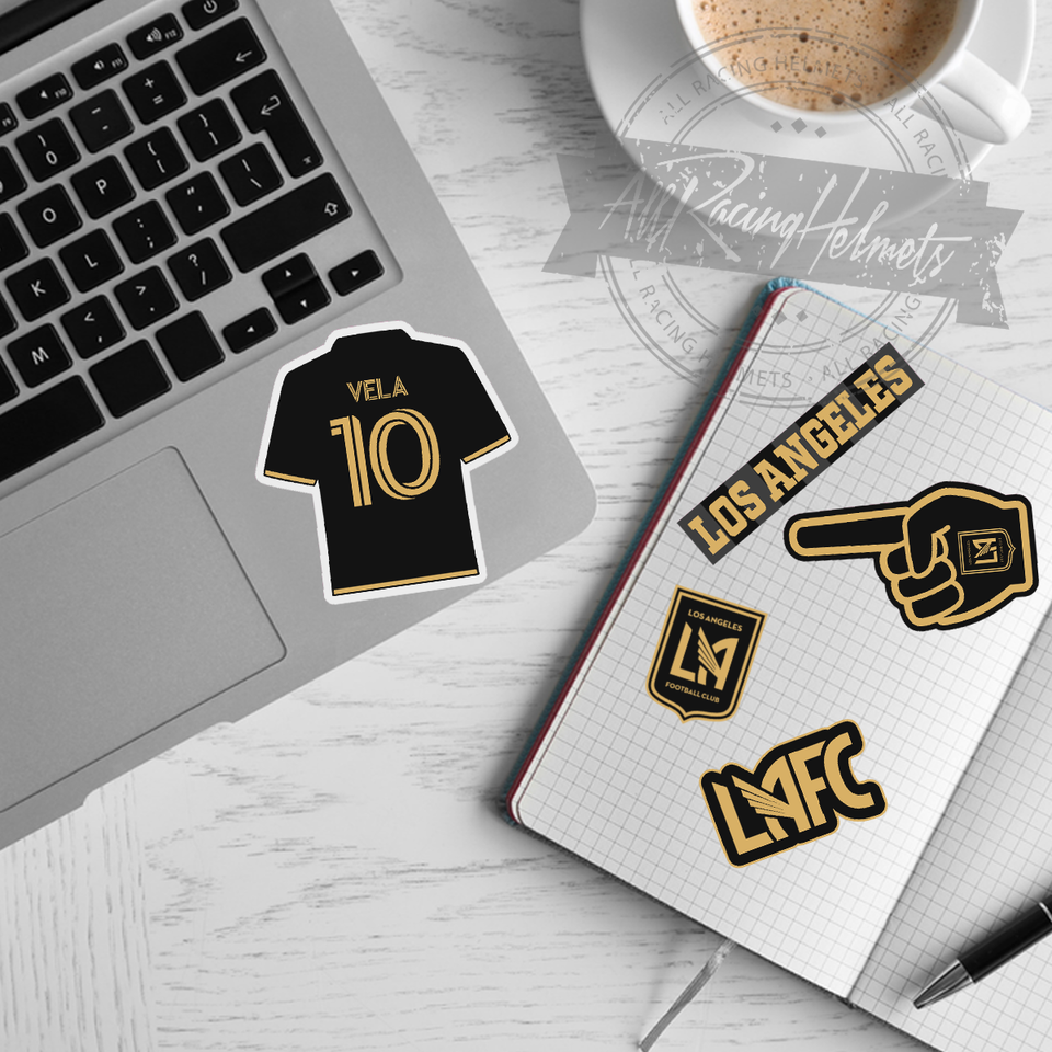 Los Angeles Football Club MLS Soccer A4 Printed Vinyl Decal Sticker ...